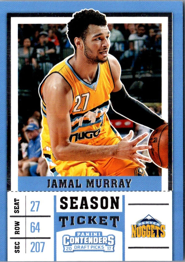 2017 Panini Contenders Draft Picks Season Ticket Variation Jamal Murray #21