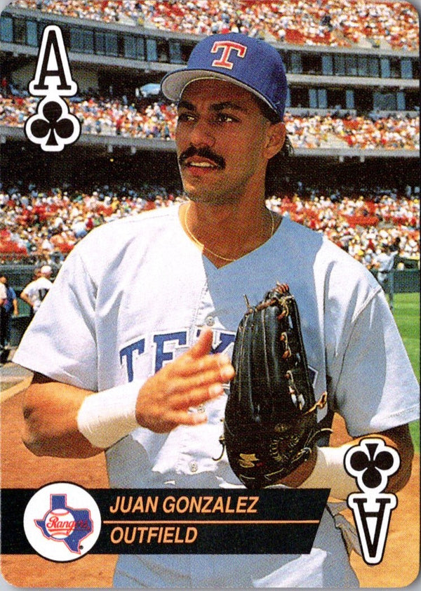 1993 Bicycle Aces Juan Gonzalez #AC