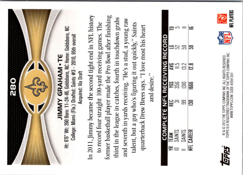 2012 Topps Jimmy Graham