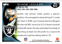 2010 Topps Shane Lechler #417