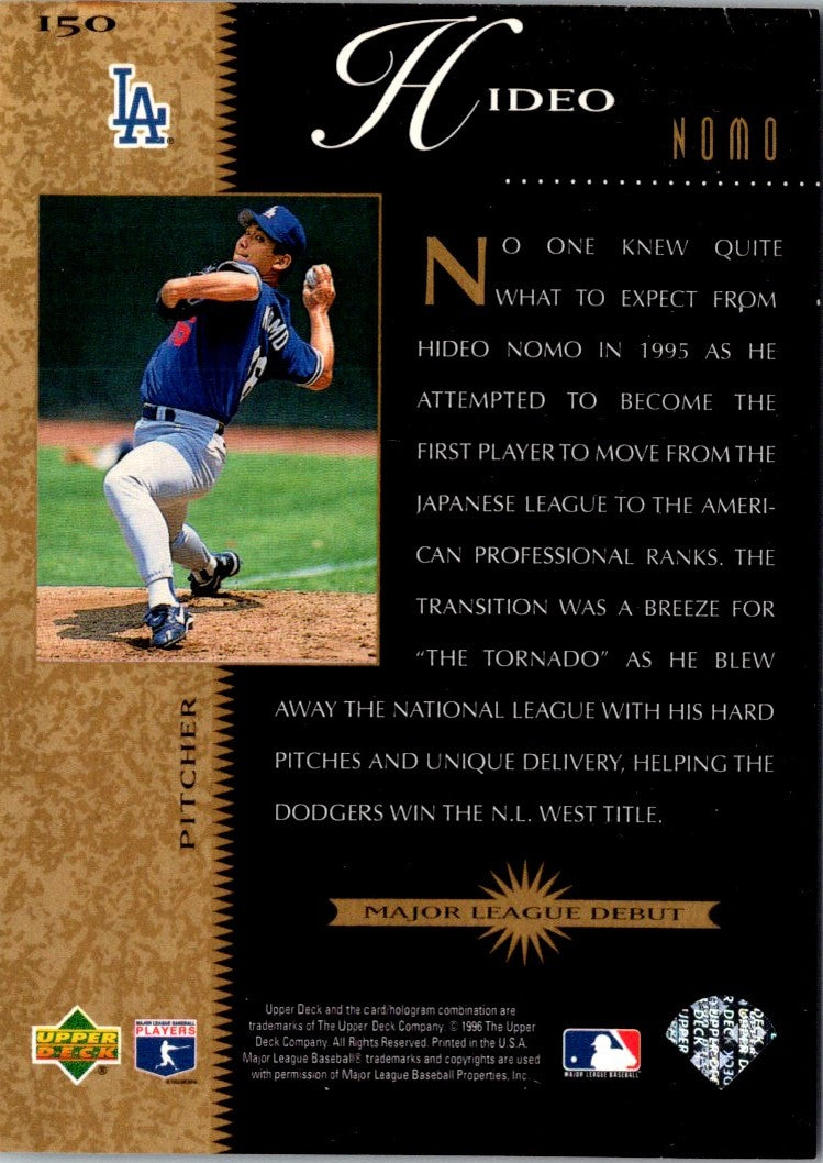 1996 Upper Deck Hideo Nomo