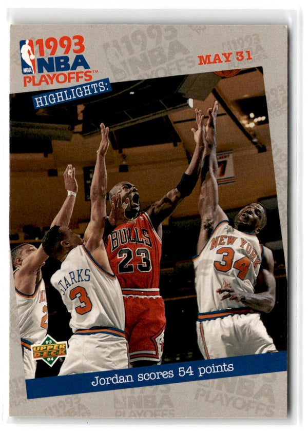 1998 Upper Deck Michael Jordan Career Collection Michael Jordan/MJ Retro 93-94 UD #52