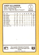1988 Donruss Baseball's Best Andy Allanson