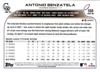 2022 Topps Antonio Senzatela #508