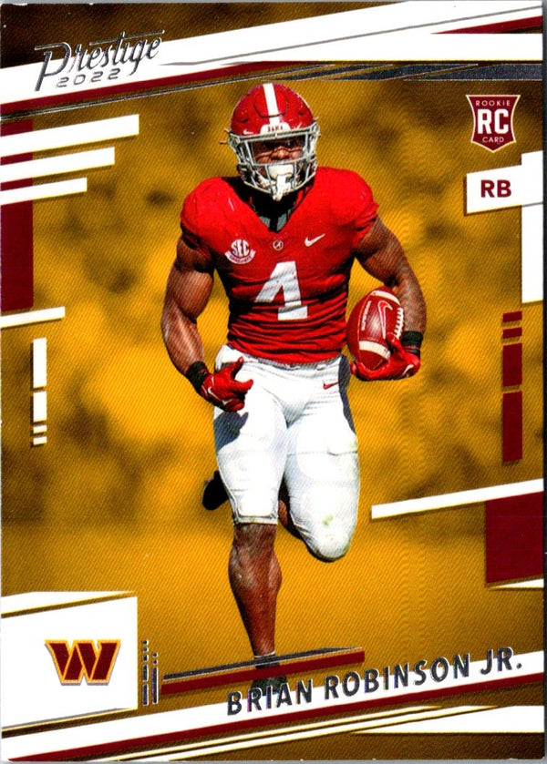 2022 Panini Prestige Brian Robinson Jr. #320 Rookie