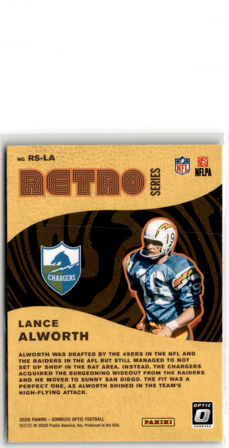 2020 Donruss Optic Retro Series Lance Alworth