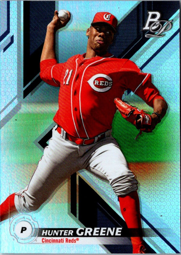 2019 Bowman Platinum Top Prospects Hunter Greene #TOP-84