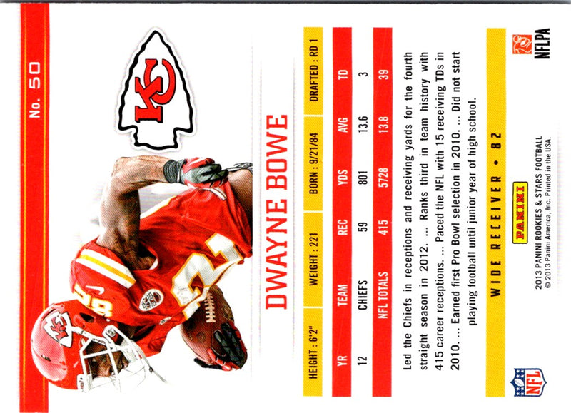 2013 Panini Rookies & Stars Dwayne Bowe