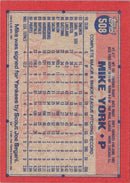 1991 Topps Mike York