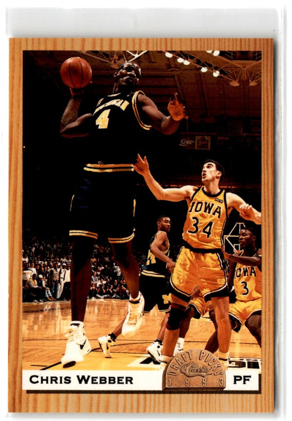 1993 Topps Black Gold Chris Webber #23