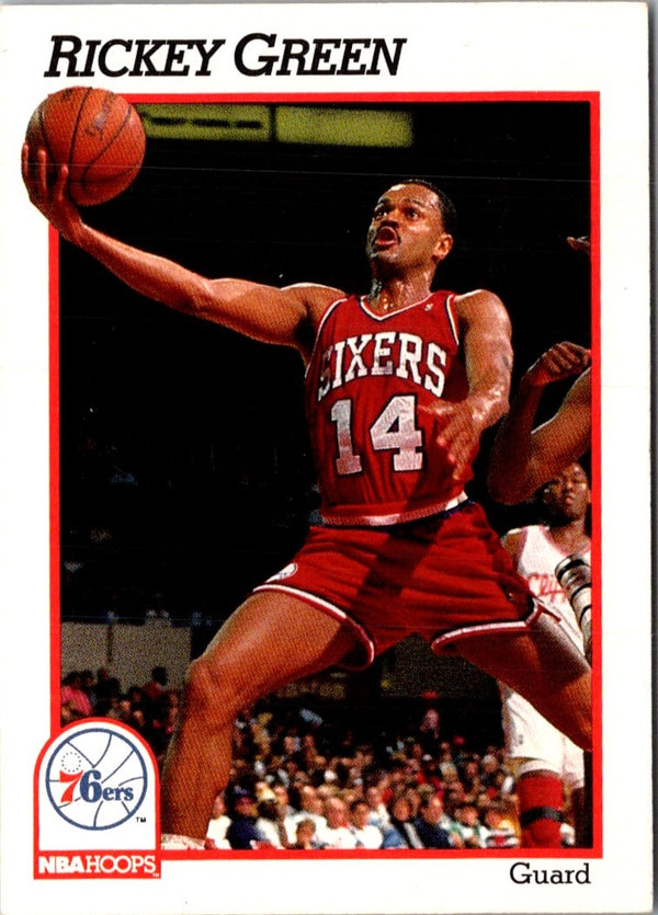 1991 Hoops Rickey Green #160