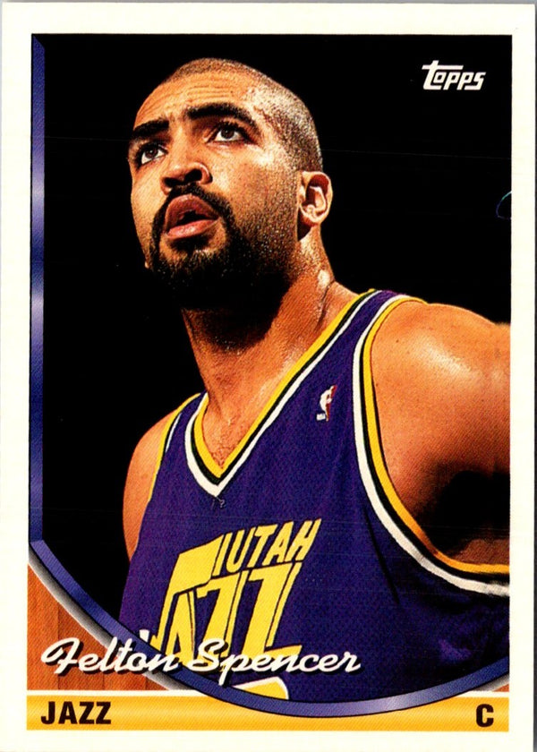 1993 Topps Felton Spencer #317