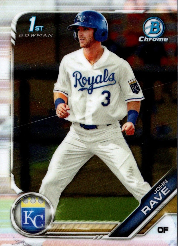 2019 Bowman Draft Chrome John Rave #BDC-144