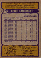 1979 Topps Chris Hanburger #375