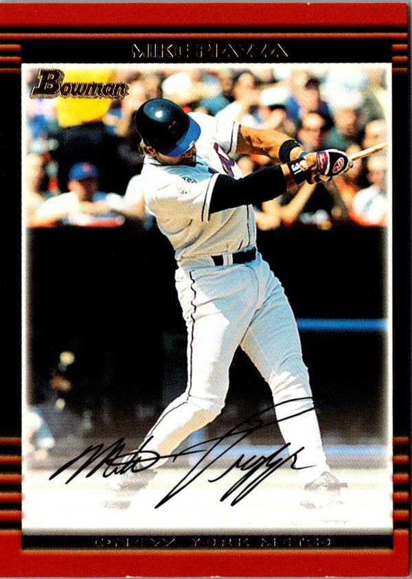 2001 Bowman Mike Piazza #100