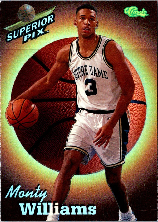 1995 Classic Superior Pix Monty Williams #23