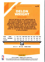 2019 Donruss Optic Blue Velocity Delon Wright #6