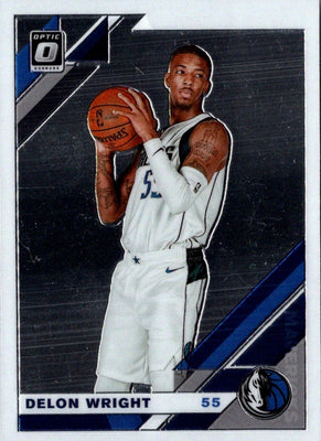 2019 Donruss Optic Blue Velocity Delon Wright #6