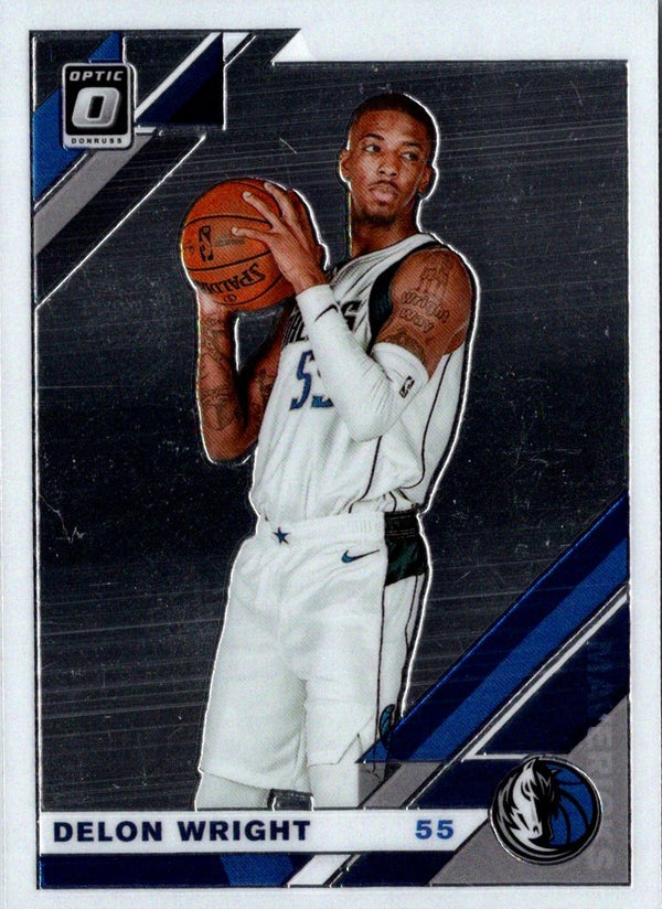 2019 Donruss Optic Blue Velocity Delon Wright #6