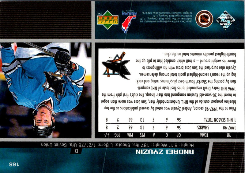 1998 Upper Deck Andrei Zyuzin