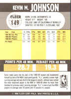 1990 Fleer Kevin Johnson #149
