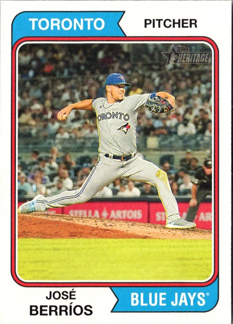 2023 Topps Heritage JosÃ© BerrÃ­os