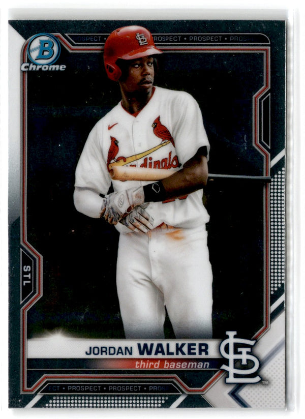 2021 Bowman Chrome Prospects Atomic Refractor Jordan Walker #BCP-146