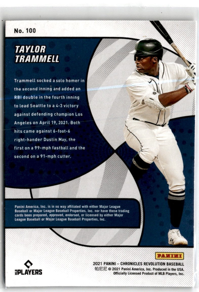 2021 Panini Chronicles Revolution Taylor Trammell