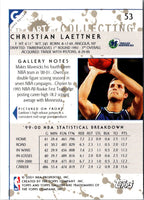 2000 Topps Gallery Christian Laettner #53
