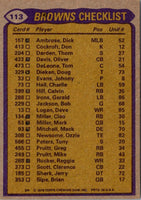 1979 Topps Greg Pruitt/Reggie Rucker/Thom Darden/Mack Mitchell #113