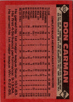 1986 Topps Don Carman #532