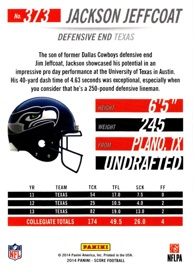 2014 Score Jackson Jeffcoat