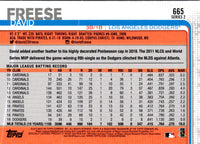 2019 Topps David Freese #665A