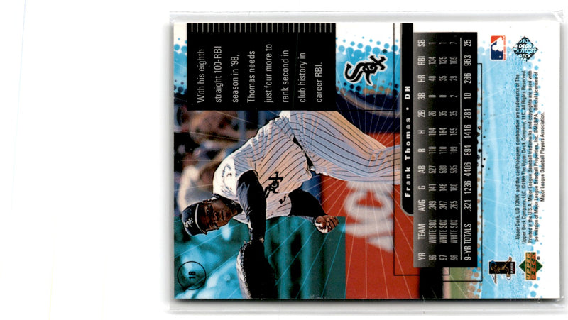 1998 Upper Deck 10th Anniversary Preview Frank Thomas