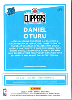 2020 Donruss Rated Rookies Daniel Oturu #217