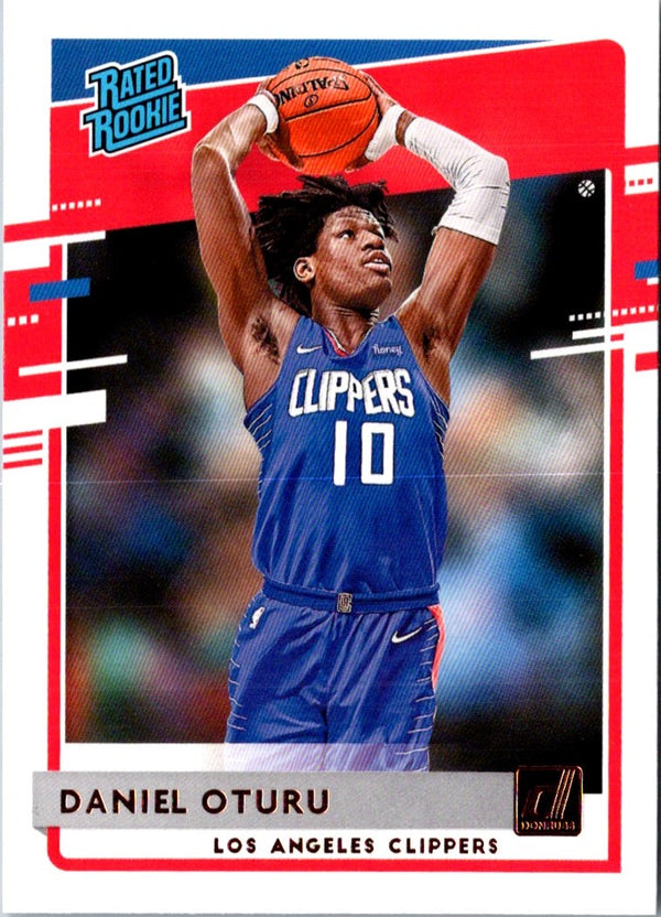 2020 Donruss Rated Rookies Daniel Oturu #217