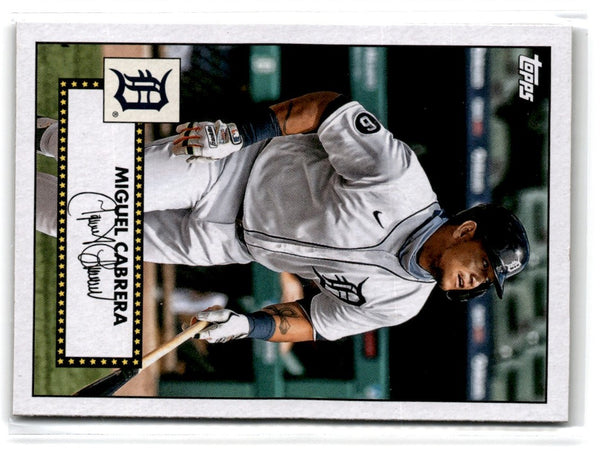 2021 Topps 1952 Redux Miguel Cabrera #T52-2