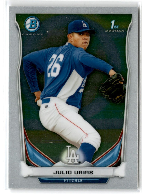 2014 Bowman Chrome Prospects Julio Urias #BCP6