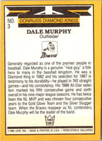 1987 Donruss Super Diamond Kings Dale Murphy #3