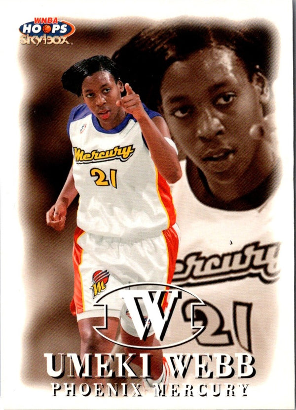 1999 Hoops WNBA Umeki Webb #76