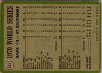 1971 O-Pee-Chee World Series Game 3 - F. Robinson Shows Muscle! #329