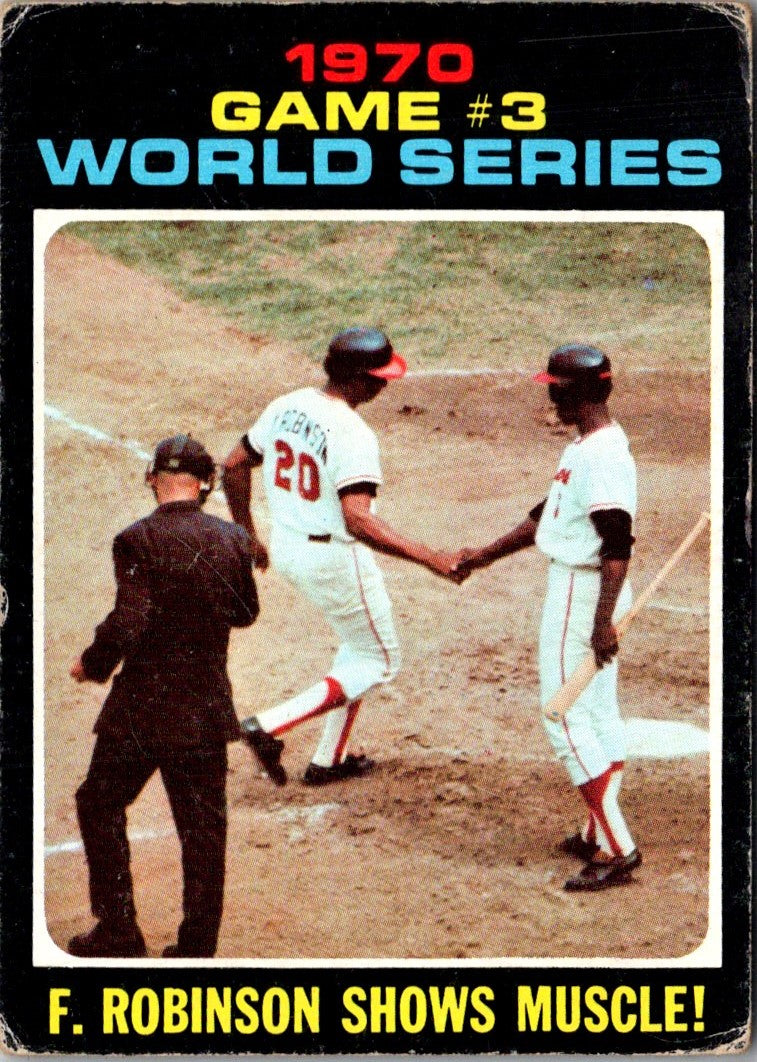 1971 O-Pee-Chee World Series Game 3 - F. Robinson Shows Muscle!