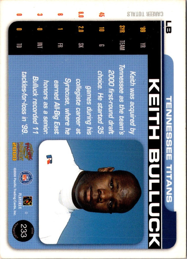 2000 Pacific Keith Bulluck