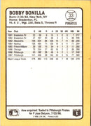 1988 Donruss Baseball's Best Bobby Bonilla