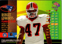 1998 Metal Universe Robert Edwards #191 Rookie