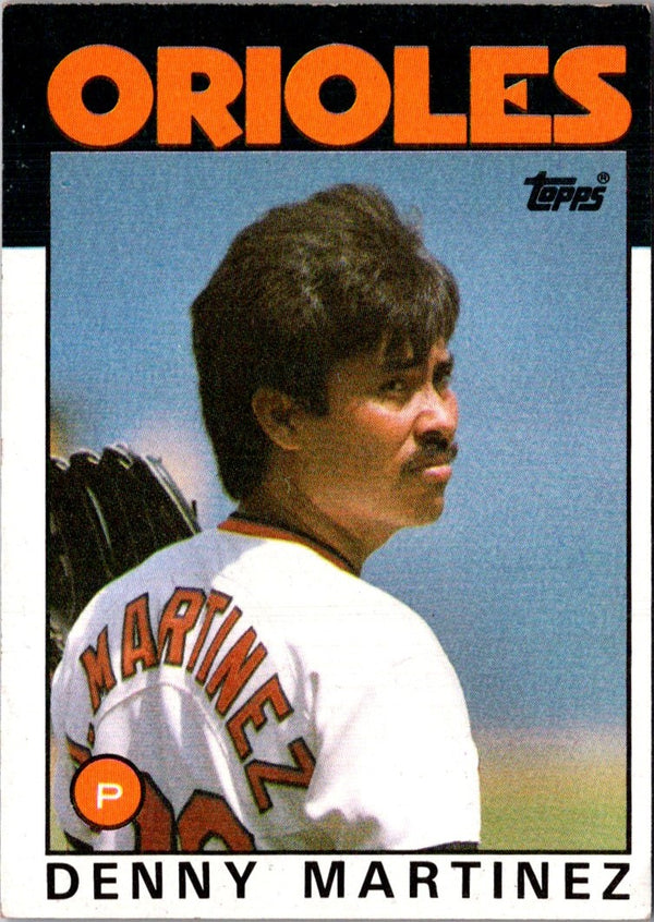 1986 Topps Denny Martinez #416