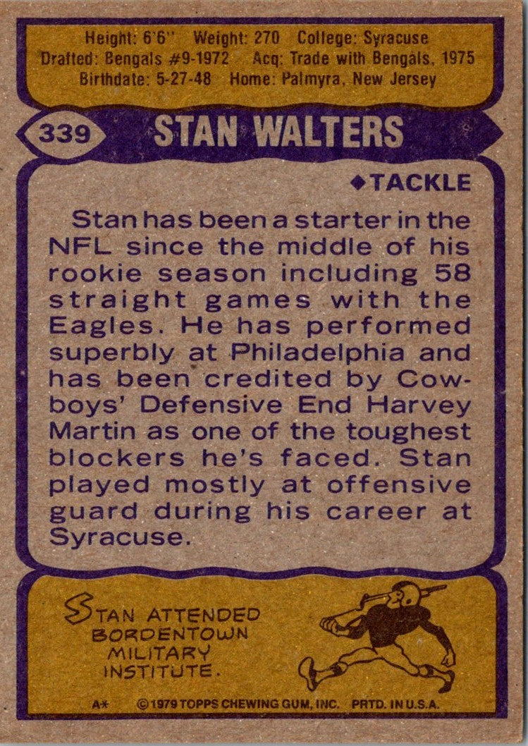 1979 Topps Stan Walters