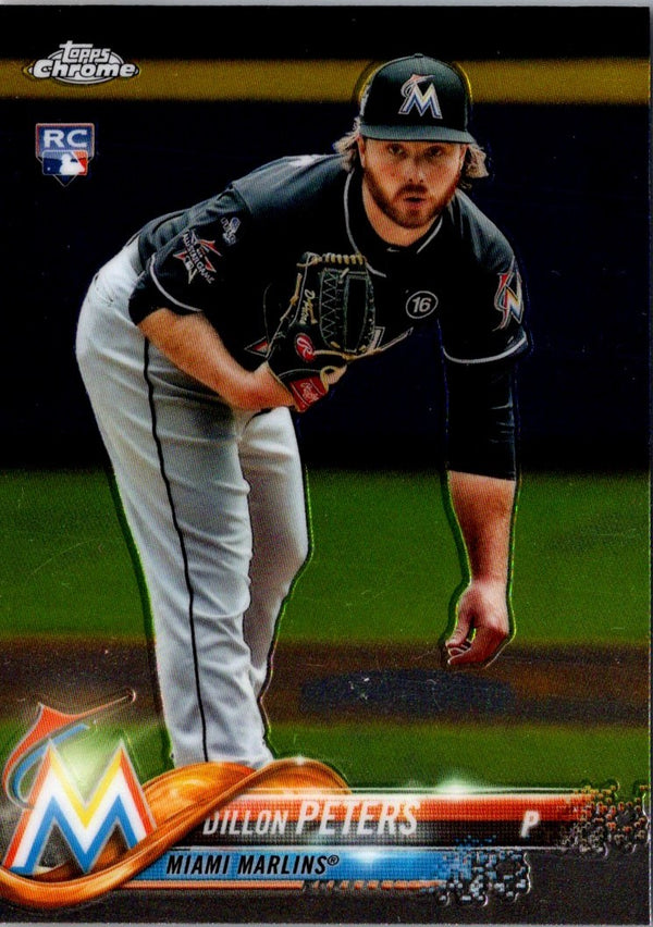 2018 Topps Chrome Dillon Peters #122 Rookie