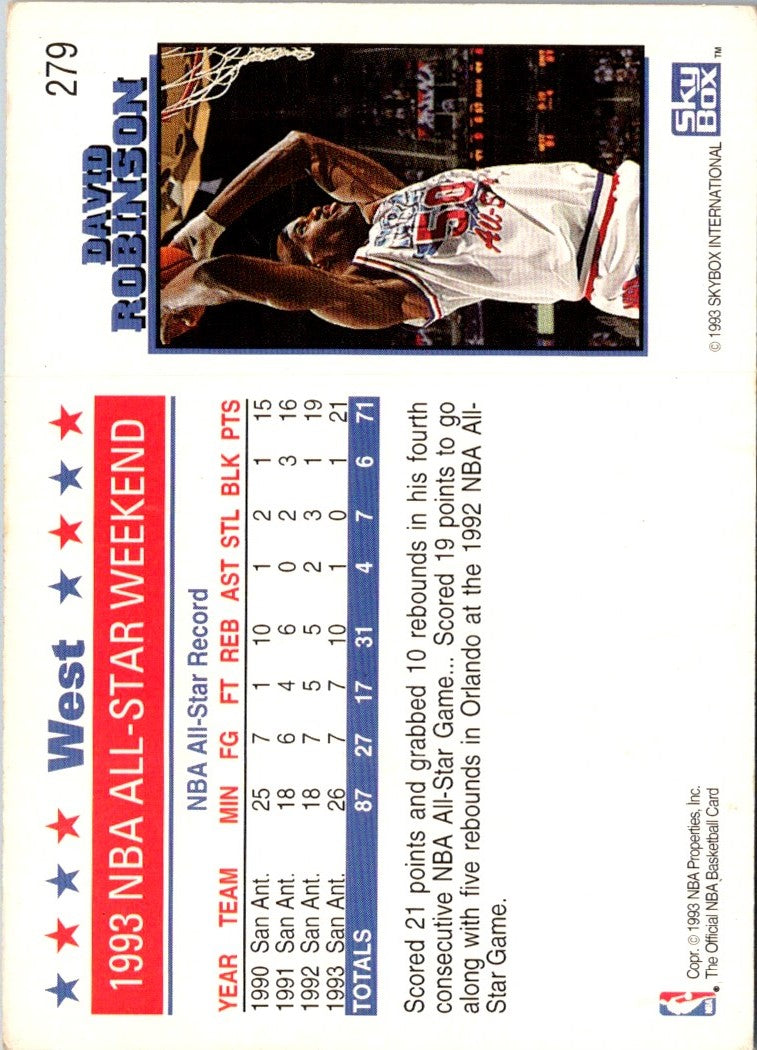 1993 Hoops David Robinson