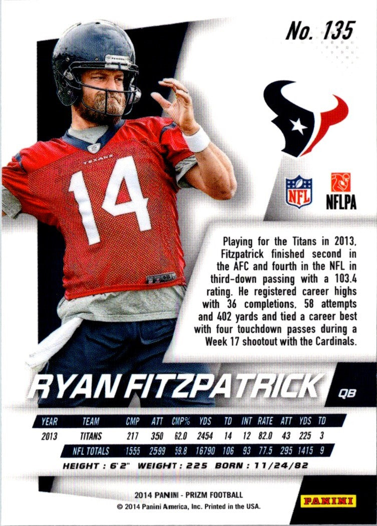 2014 Panini Prizm Ryan Fitzpatrick